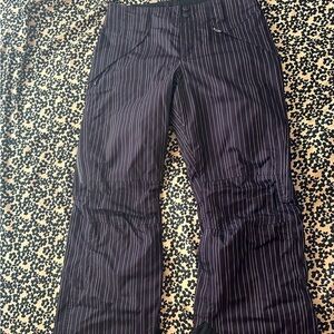 Columbia Black and Purple Women's Snow Pants